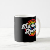 Mug Mignonne Dancing Queen Roller Disco les années 70 (Devant droit)