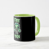 Mug Mignonne, drôle de zombie (Devant droit)