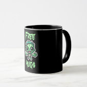 Mug Mignonne, drôle de zombie (Devant droit)