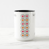 Mug Mignonne Drôle Mon Coeur Rolls Pour Vous Personnal (Centre)