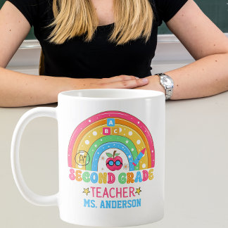 Mug Mignonne Enseignant de deuxième année Personnalisé