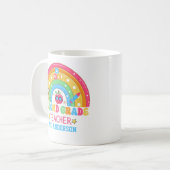 Mug Mignonne Enseignant de deuxième année Personnalisé (Devant gauche)