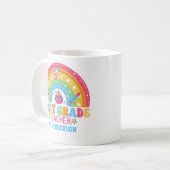 Mug Mignonne Enseignant de première année Personnalisé (Devant gauche)