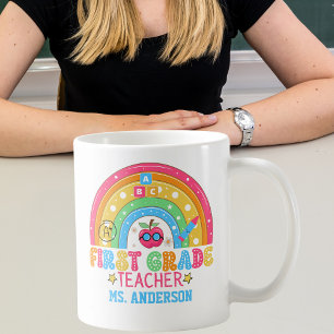Mug Mignonne Enseignant de première année Personnalisé