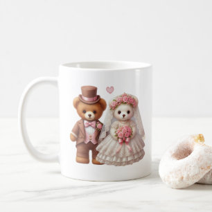 Mug Mignonne Épouse En Teddy Et Mariage De Pièce