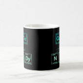 Mug Mignonne Et Nerdy Écrite Dans Les Éléments Du Péri (Centre)