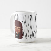 Mug Mignonne Femme Qui Soupçonne A Frappé De La Mug. C (Devant gauche)