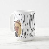 Mug Mignonne Femme Qui Soupçonne A Frappé De La Mug. C (Devant gauche)