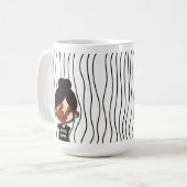 Mug Mignonne Femme Qui Soupçonne A Frappé De La Mug. C (Devant gauche)