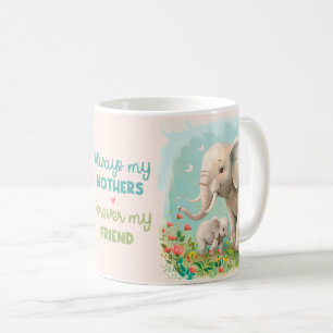 Mug Mignonne Fête des Mères/ Eléphants