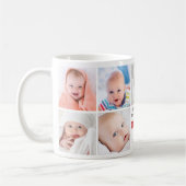 Mug Mignonne fête des mères - Maman - Photo Collage (Gauche)