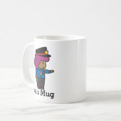 Mug Mignonne fille officier de police (Devant gauche)