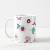 Mug mignonne, fleurs, nature (Gauche)