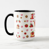 Mug 💗 mignonne fraise 🍓 🥨 (Gauche)