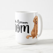Mug Mignonne Golden Retriever Maman Dessin Cadeau Chie (Devant droit)