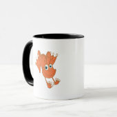 Mug mignonne grenouille orange sauce (Devant gauche)