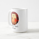 Mug Mignonne Hérisson animal meilleur maman du monde (Devant gauche)
