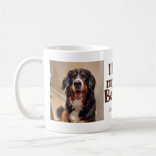 Mug Mignonne I Lote My Berner Bernese Mountain Dog 2 P (Gauche)
