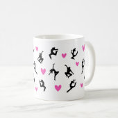 Mug Mignonne I Love Dance Motif (Devant droit)