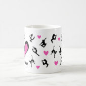 Mug Mignonne I Love Dance Motif (Centre)