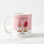 Mug Mignonne Il y a Gnome Better Mother Rose Gold Red (Gauche)