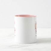 Mug Mignonne initiale florale grand-mère (Centre)