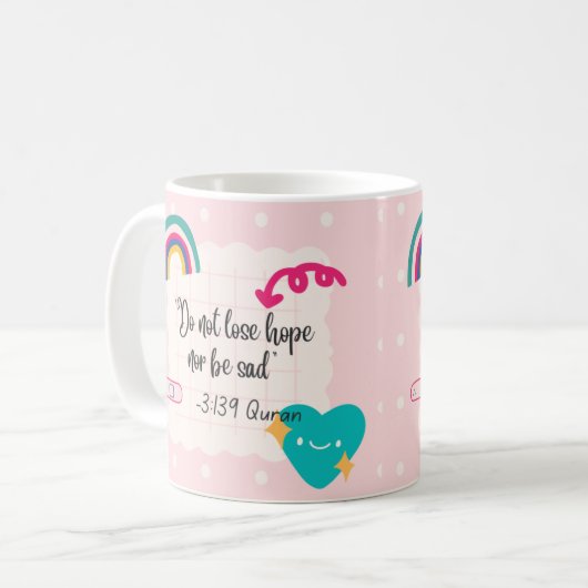 Mug mignonne islamique (Devant gauche)