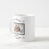 Mug Mignonne J'ADORE CE MUTT | Amoureux des chiens per (Devant gauche)