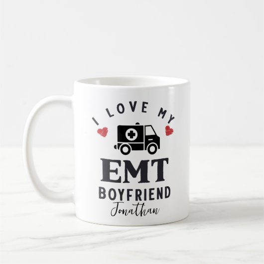 Mug Mignonne J'Aime Mon ami EMT (Gauche)