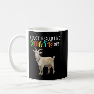 Mug Mignonne J'Aime Vraiment Les Chèvres Mignonne Chèv