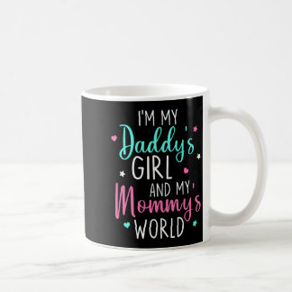 Mug Mignonne je suis la fille de mon papa et le bébé d