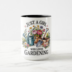 Mug Mignonne Juste Une Fille Qui Aime Le Jardinage