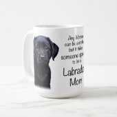 Mug Mignonne Labrador Chien Maman Black Lab Chiot (Devant gauche)