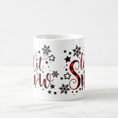 Mug Mignonne Laisser Il Neige Noël Vacances Flannel Fl (Centre)