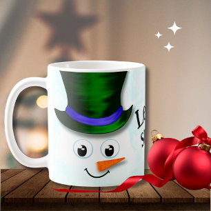 Mug Mignonne Laisser neiger Noël Snowman