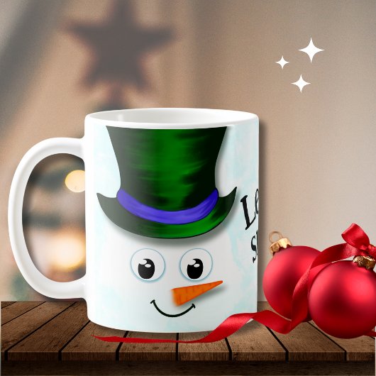 Mug Mignonne Laisser neiger Noël Snowman