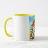 Mug Mignonne lapin de printemps/Pâques avec oeuf (Gauche)