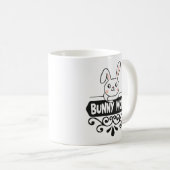 Mug Mignonne lapin maman lapin amant (Devant droit)