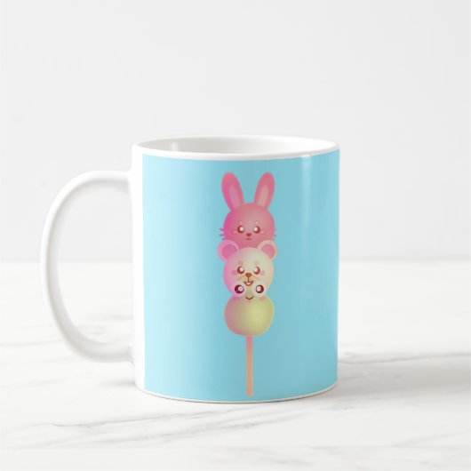 Mug Mignonne Lapin, Ours Et Grenouille Dango (Gauche)