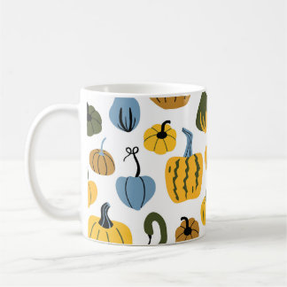 Mug Mignonne main de dessin Citrouille
