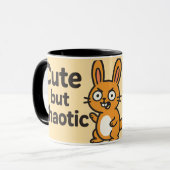 Mug Mignonne mais chaotique - Drôle & Adorable Design (Devant gauche)