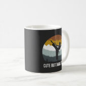 Mug Mignonne mais dangereuse - Karate Taekwondo Karate (Devant droit)