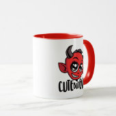 Mug Mignonne mais mal (Devant droit)