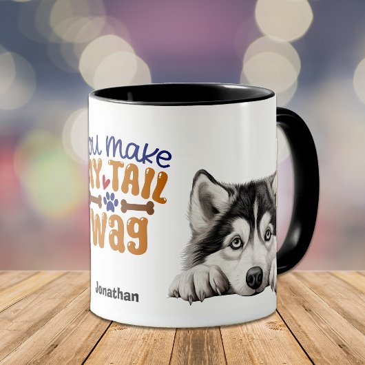 Mug Mignonne Malamute Chien de l'Alaska Vous Faites Mo
