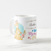 Mug Mignonne Maman Baby Giraffes Meilleure Maman Jamai (Devant gauche)