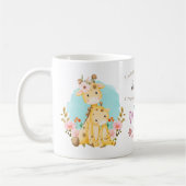 Mug Mignonne Maman Baby Giraffes Meilleure Maman Jamai (Gauche)
