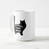 Mug Mignonne mamie de chat moderne (Devant gauche)