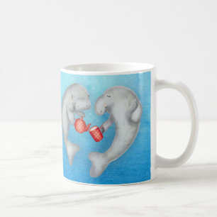 Mug Mignonne "manatea for two" thé boire lamanées muge
