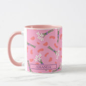 Mug Mignonne marguerite délicate minuscule bouquet mot (Gauche)