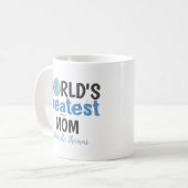 Mug Mignonne Mondes Plus Grande Maman Personnalisée (Devant gauche)